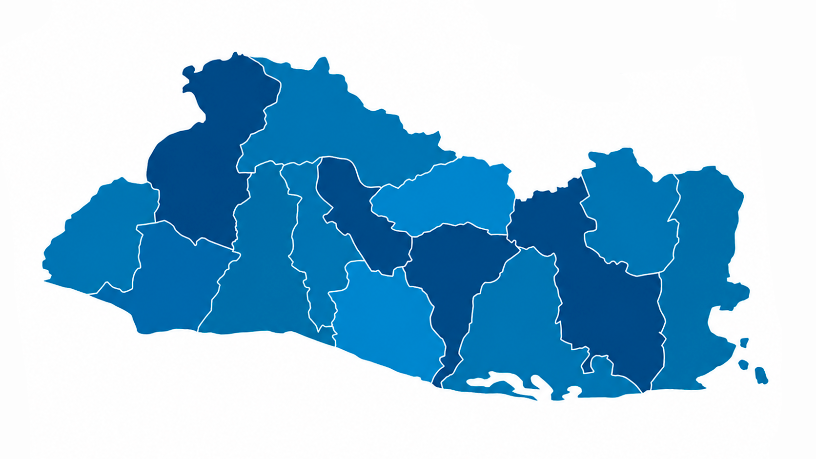Mapa de clientes DTEX en El Salvador